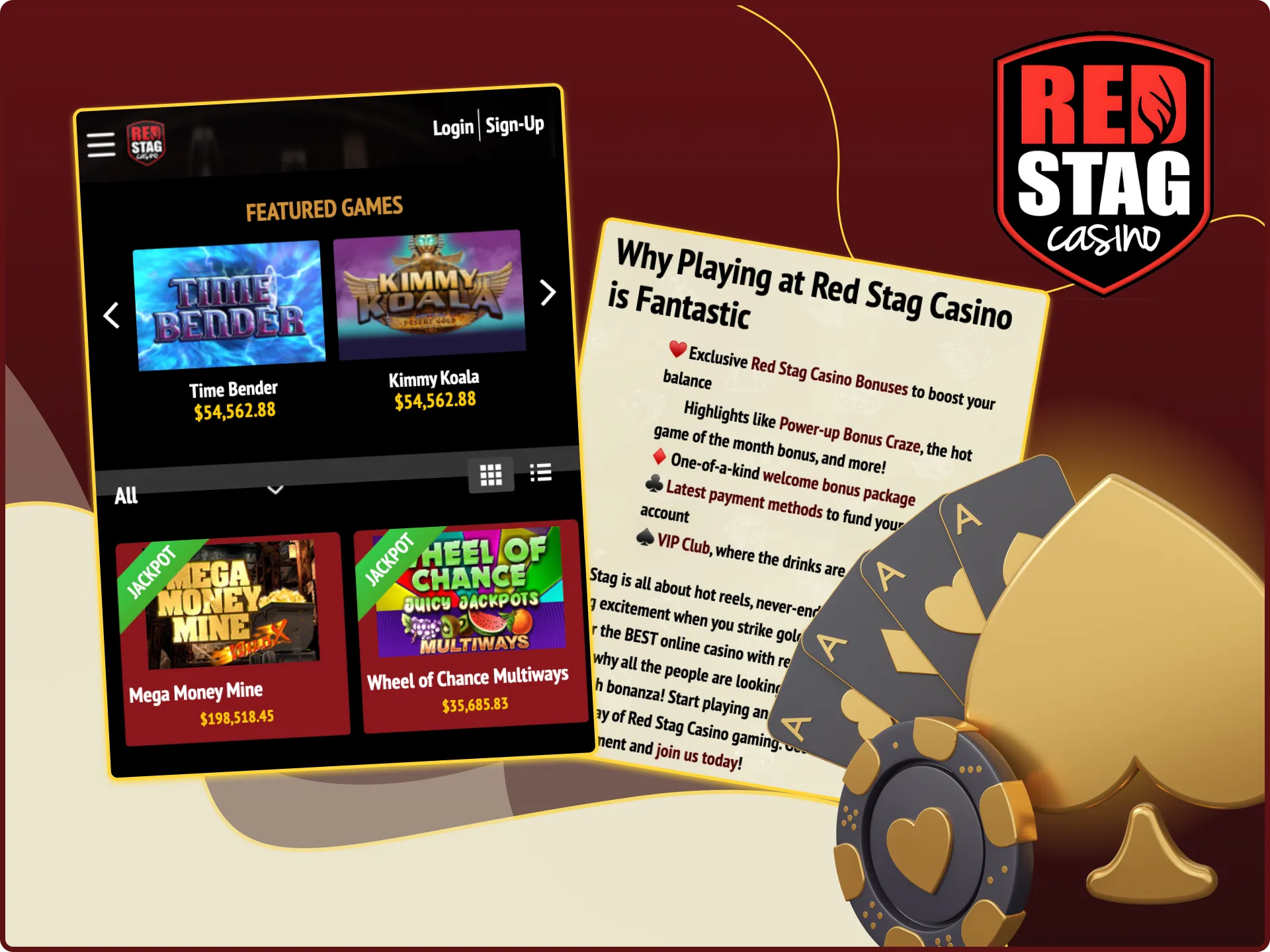 Choose Red Stag online casino to spend your free time.