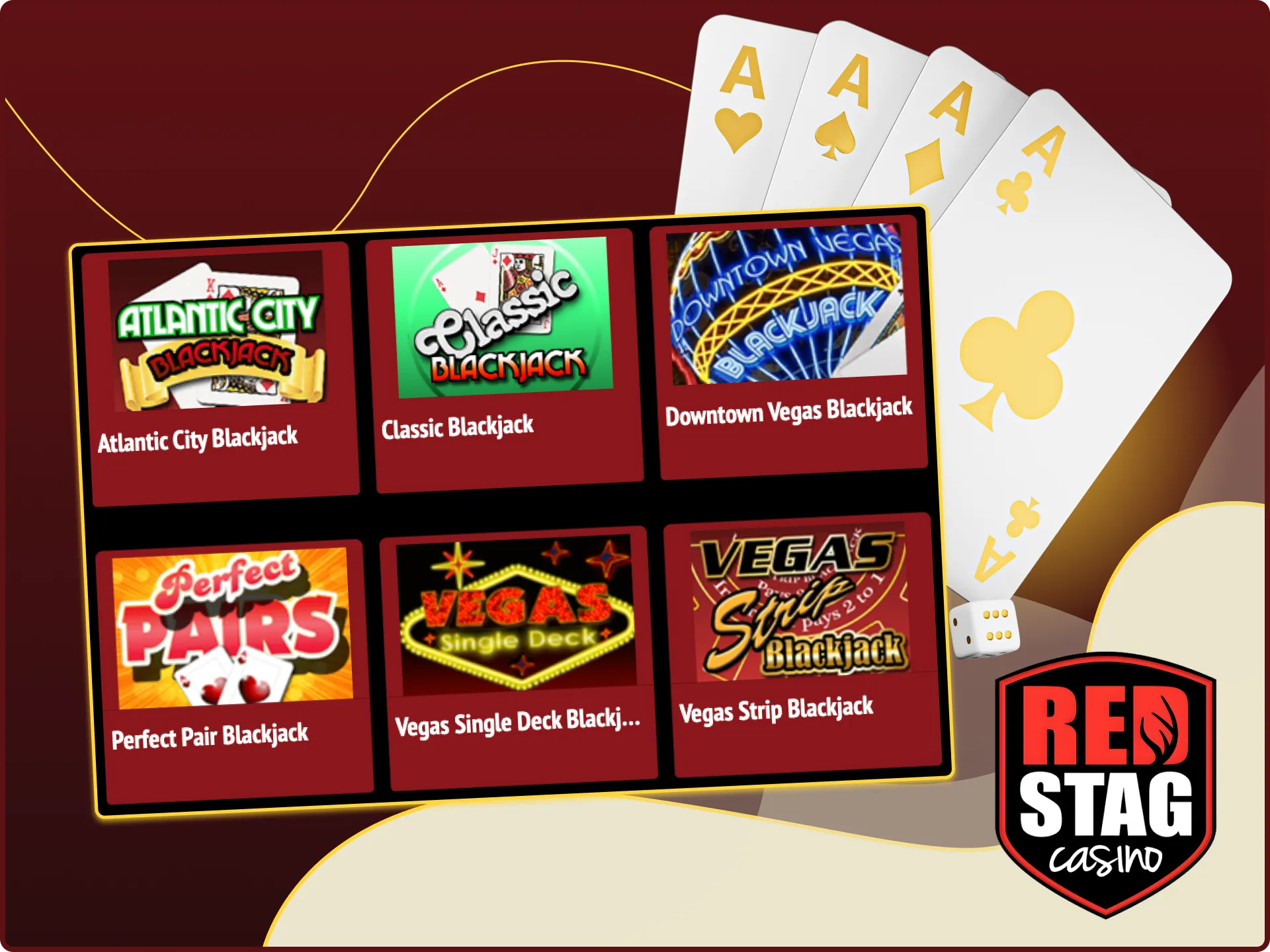 What are the most popular blackjack games at Red Stag online casino.