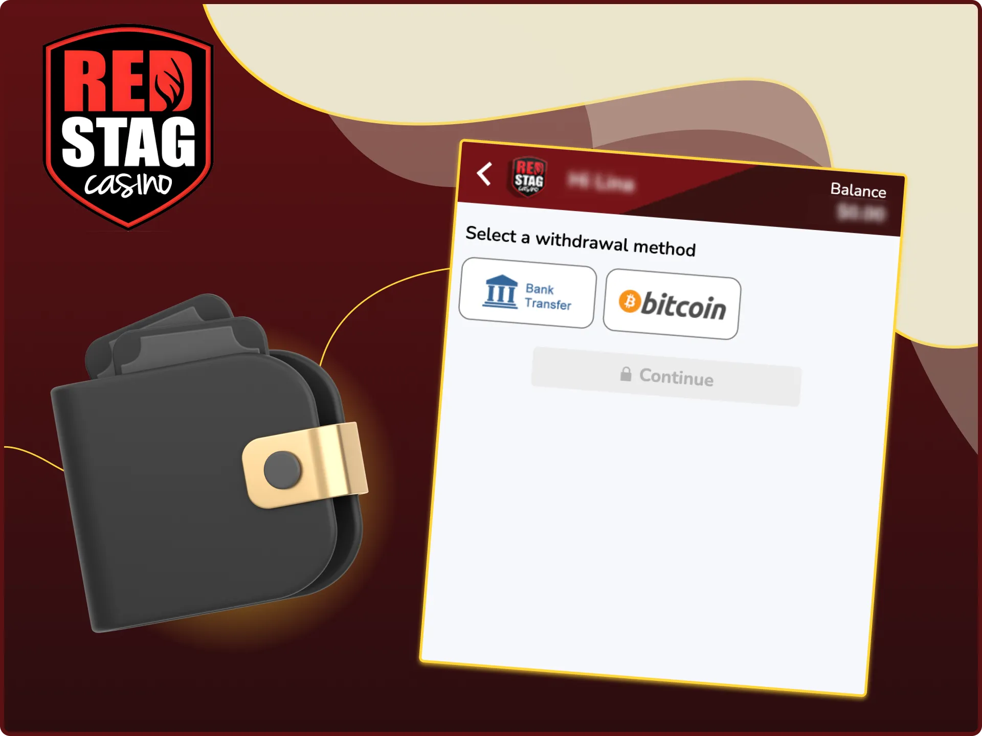 Win money at Red Stag online casino and withdraw it quickly.