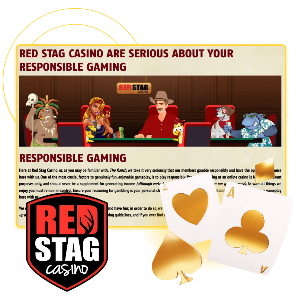 Playing Red Stag online casino is entertainment, not a way to earn money.
