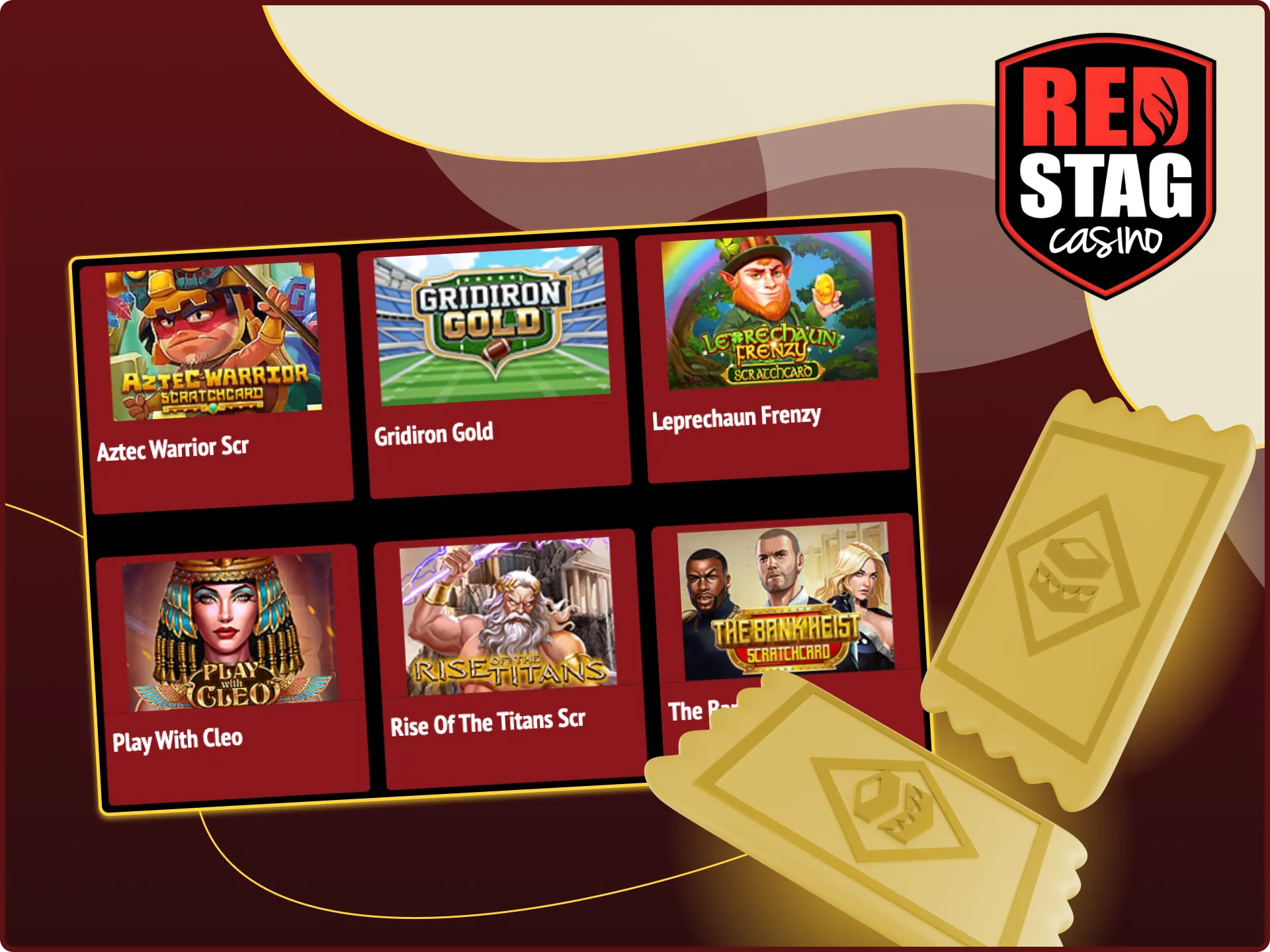 Use these tips to increase your chances of winning at scratch games at Red Stag online casino on your phone.