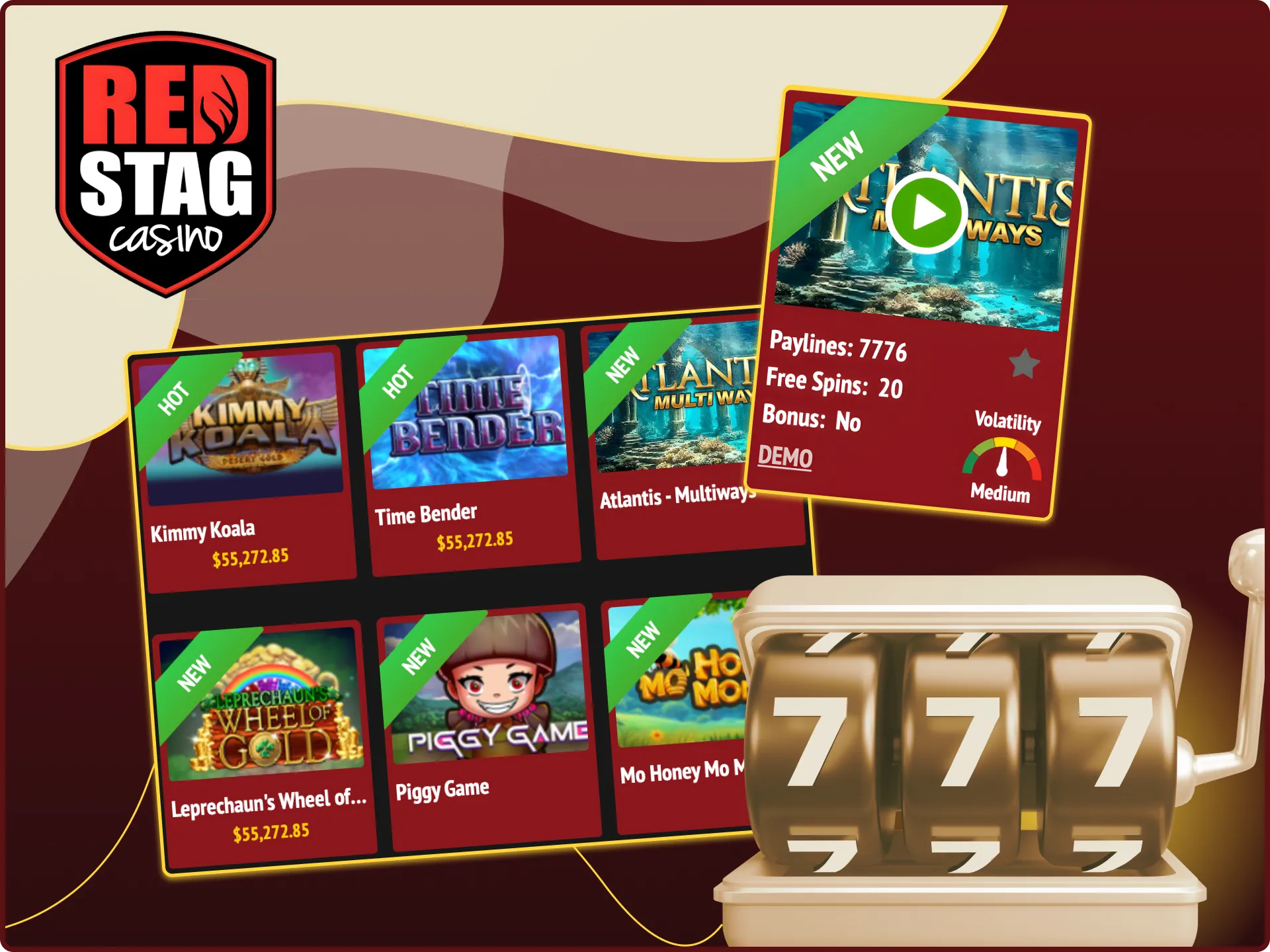 Why Players Choose Red Stag Online Casino to Play Video Slots.